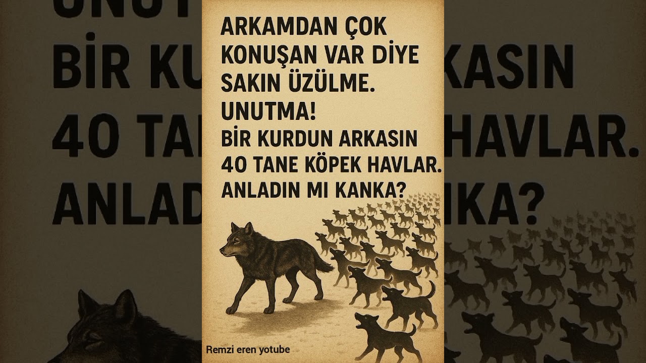 Arkamdan konuşuyorlar diye üzülme/Düşündüren/Anlamlı sözler/Kısa mesajlar/WhatsApp mesajları