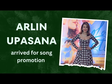 ARLIN UPASANA arrived for song promotion #arlinupasana #bollywood #trending #youtubeindia