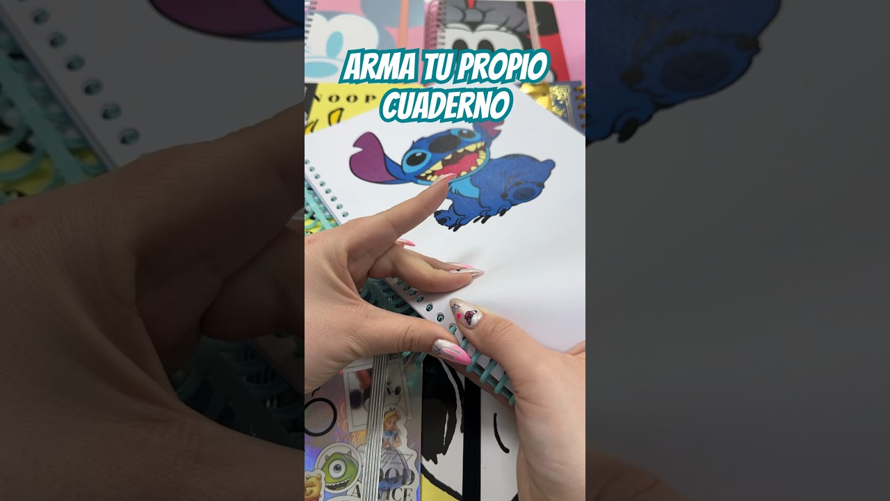 Armar tu propio cuaderno! Kit S-Mart para anillados y cuadernos #manualidades #cuadernos #cute