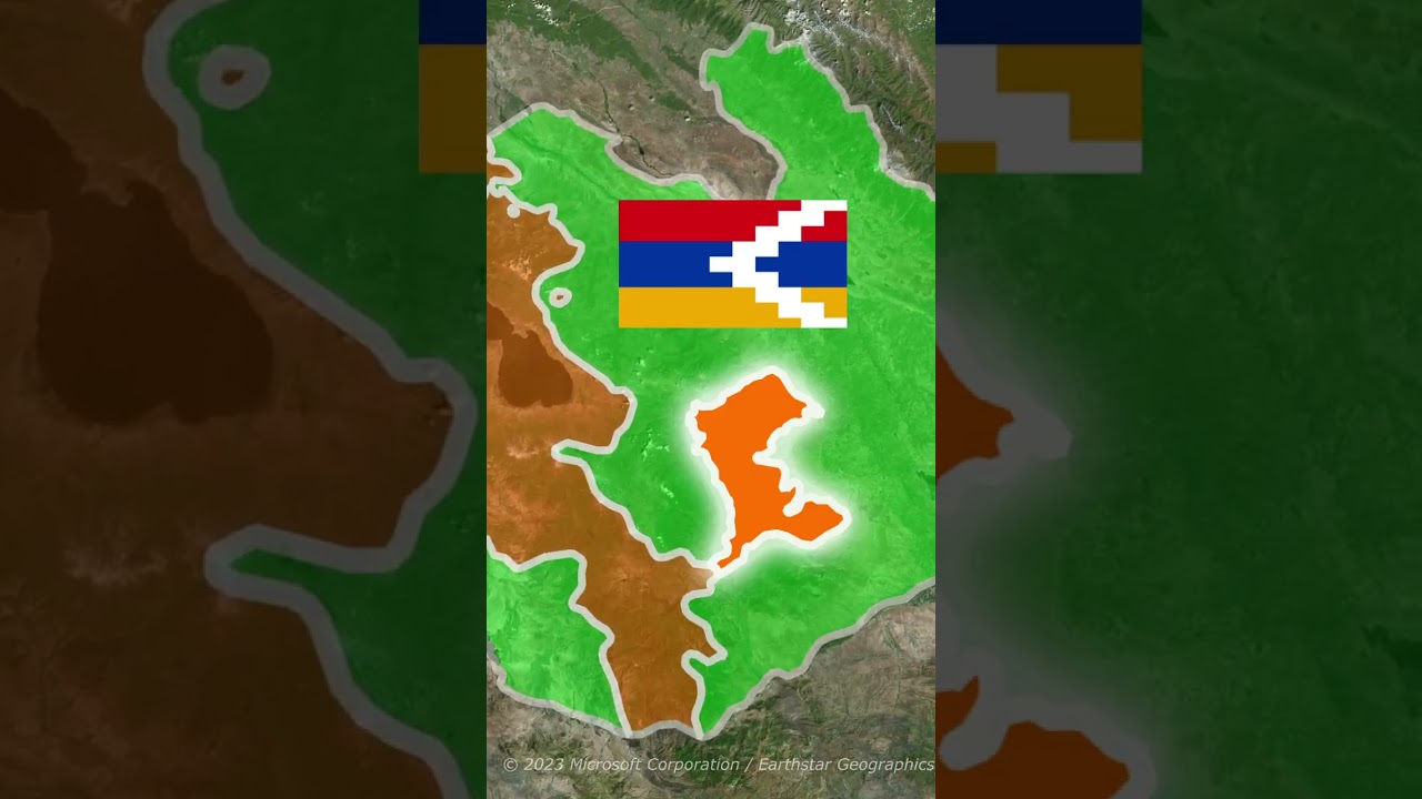 Armenia - Azerbaijan war in Nagorno Karabakh #mapping #geopolitics #countries #history #countryballs