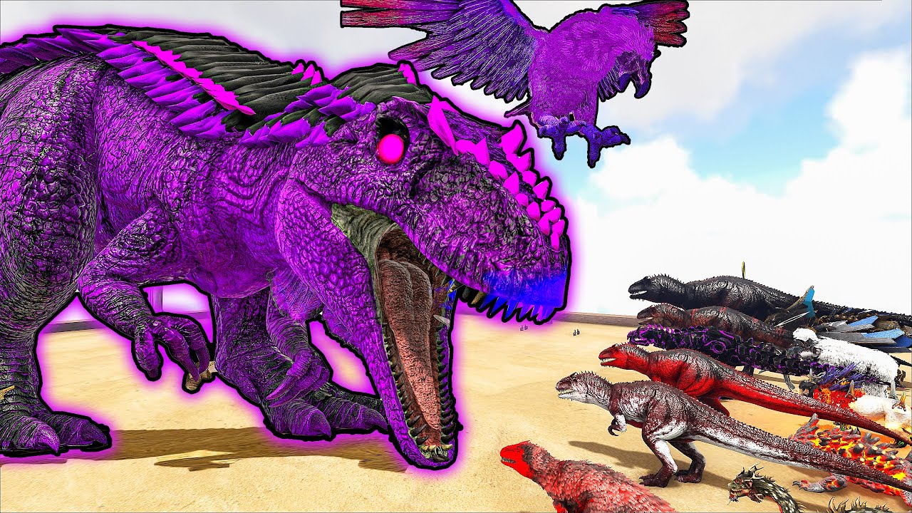 Armored DrakStar Giganotosaurs VS Mod Dinosaurs| ARK Mod Battle Ep.392