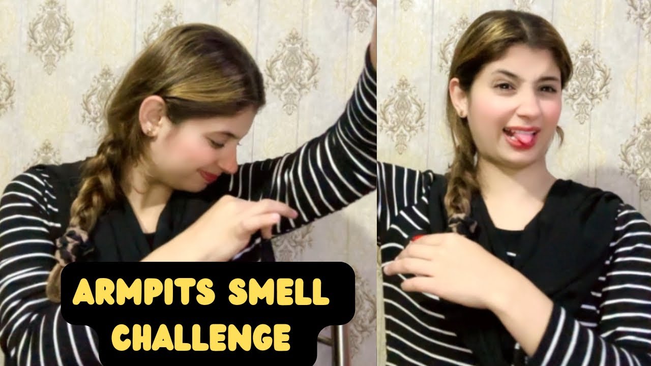 Armpits Smell Challenge | #aqsaadil #awareness #beauty #challenge #funny