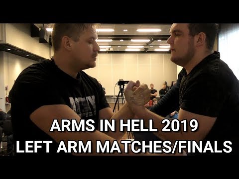 ARMS IN HELL 2019 I ALL LEFT ARM MATCHES I ARMWRESTLING 2019