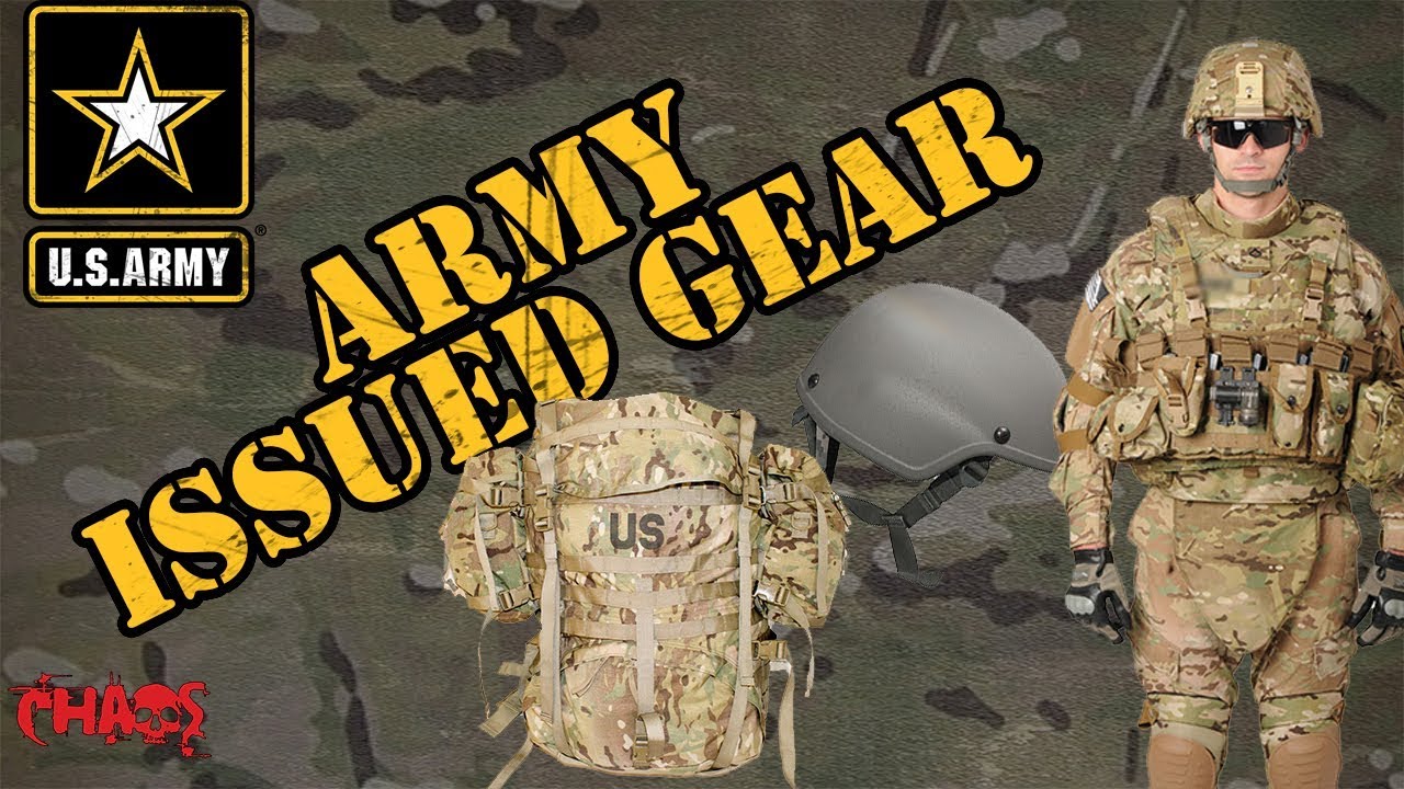Army issued gear (TA - 50)