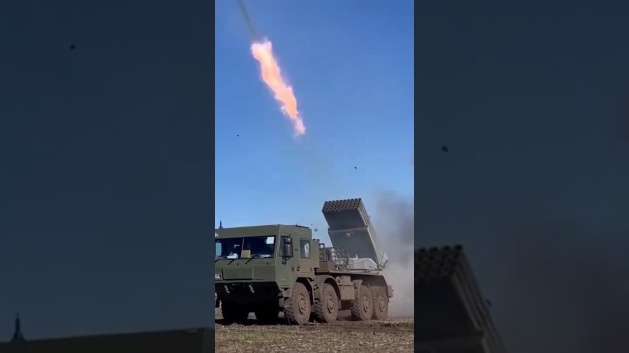 Army offroad truck 8x8 Tatra RM-70 Grad multiple rocket launcher' #russiaukrainewar#Grad MLRS