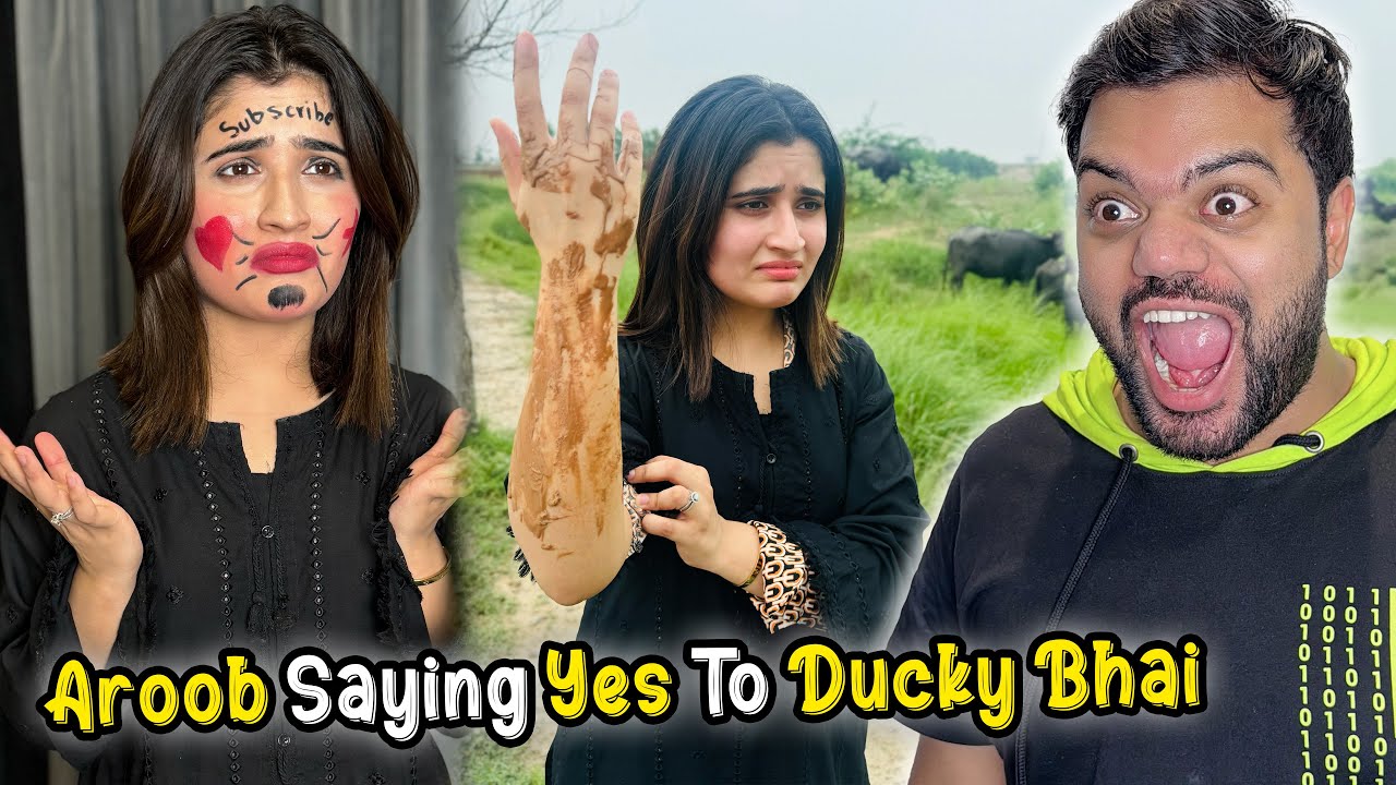 Aroob Saying Yes To Ducky Bhai For 24 Hours 😱 | Gone Wrong 😭💔
