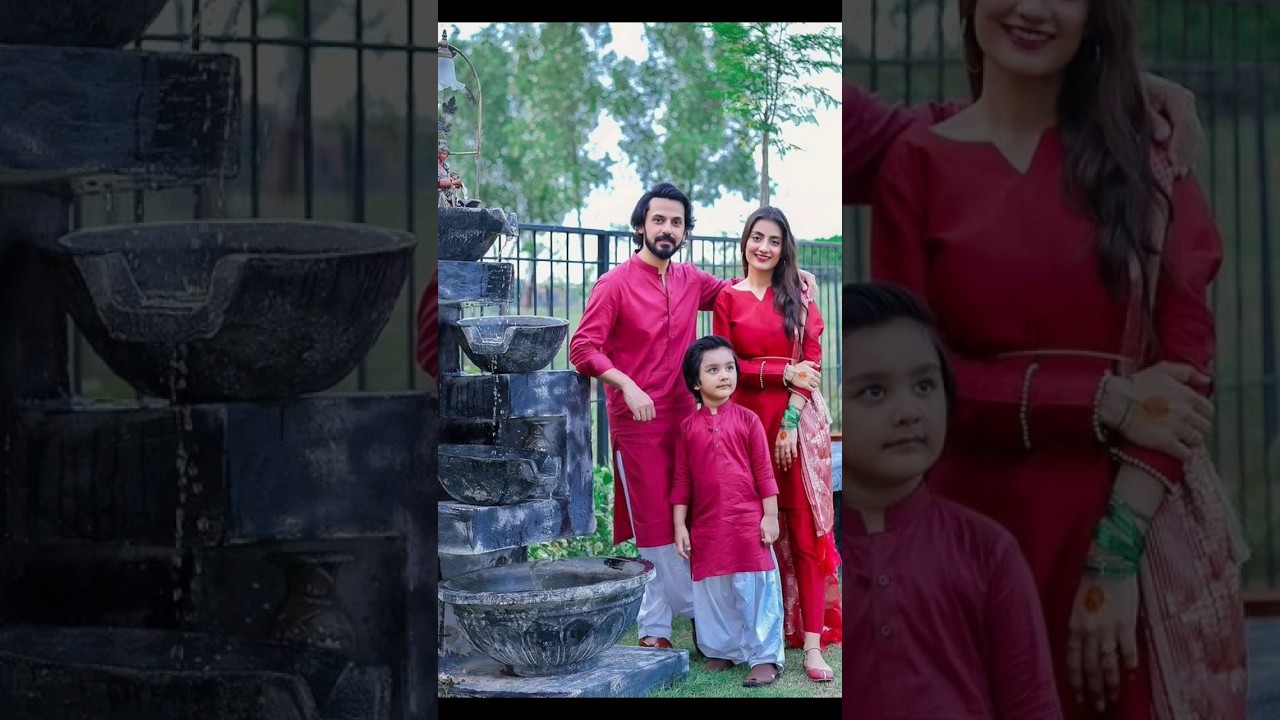 aroosa & Bilal Qureshi beautiful photos with kids #trending#reels#viral#ytshort#shorts#short#tiktok