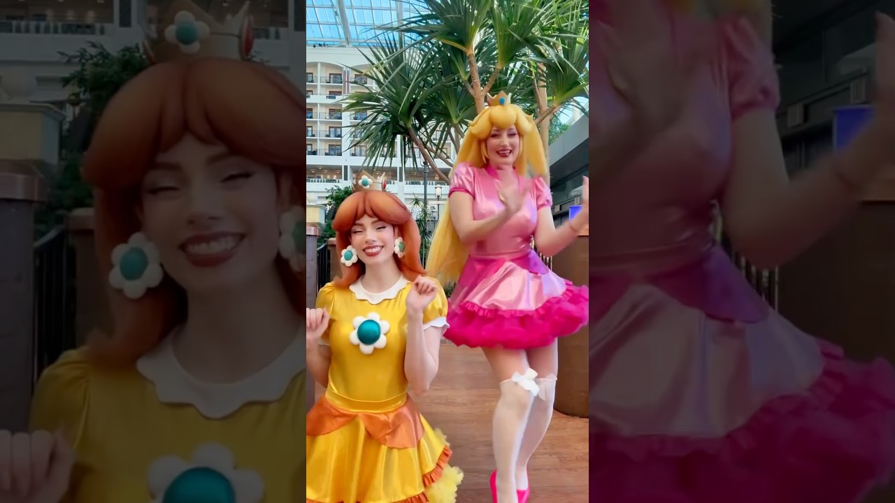 Around the World 🩷😛😎 #cosplay #cosplaygirl #katsucon #peachcosplay #dance #shortsfeed