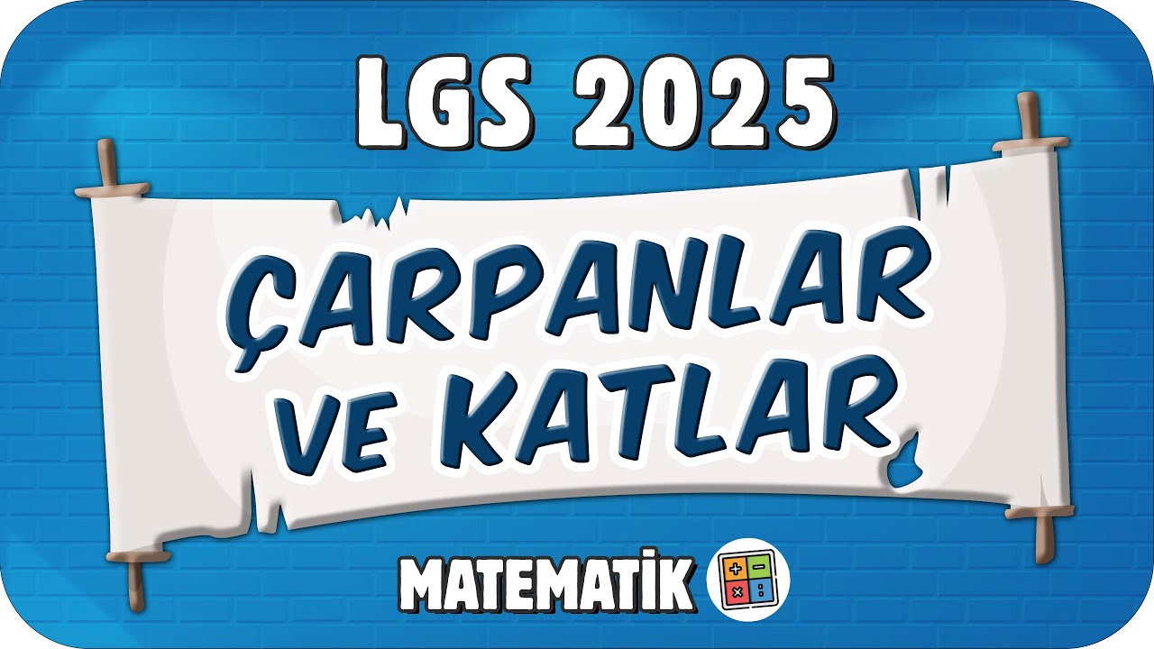 Çarpanlar ve Katlar 📘 8MAT1 #2025LGS