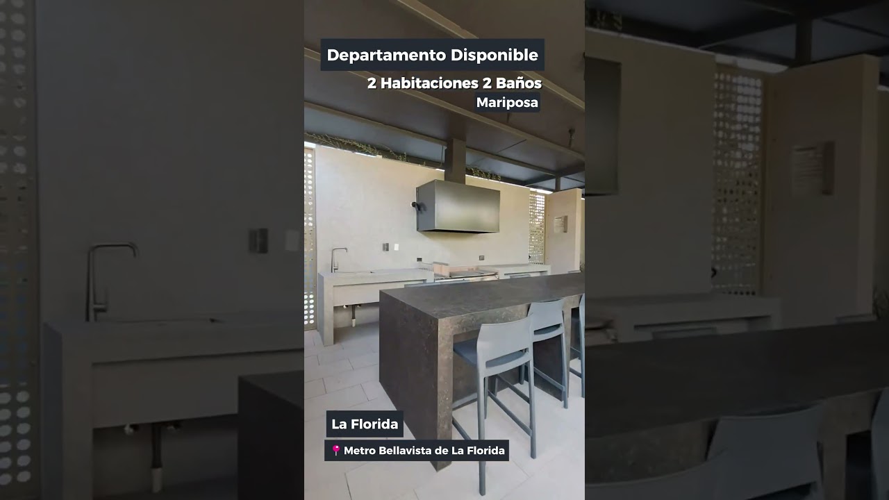 ¡Arriendo! 🏡 Departamento 2 dormitorios 2 baños / Metro Bellavista de La Florida. 🚇🚀