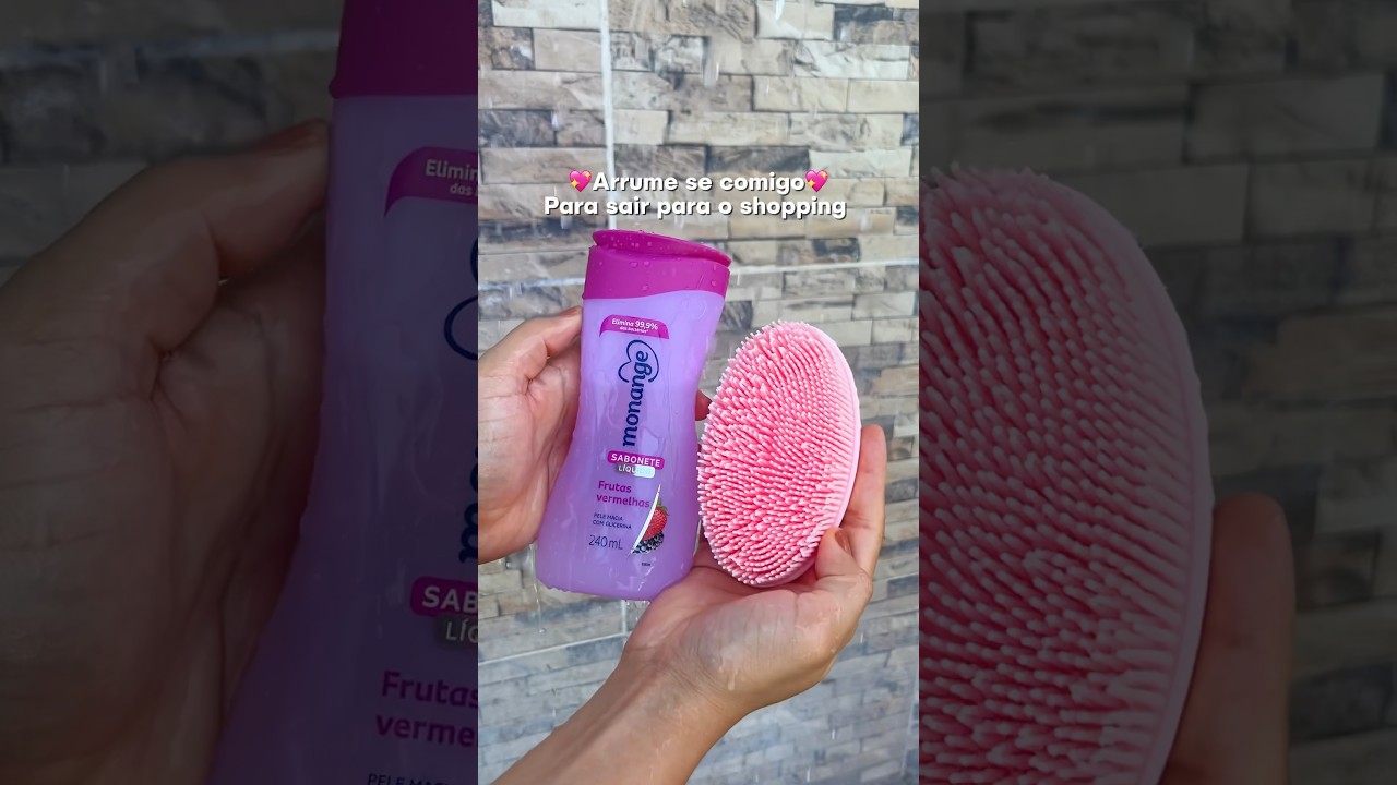 Arrume se comigo para sair para o shopping💖🎀🫧 #arrumesecomigo #grwm #spaday