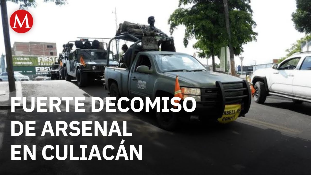 Arsenal and clandestine tunnel seized in three homes in Culiacán