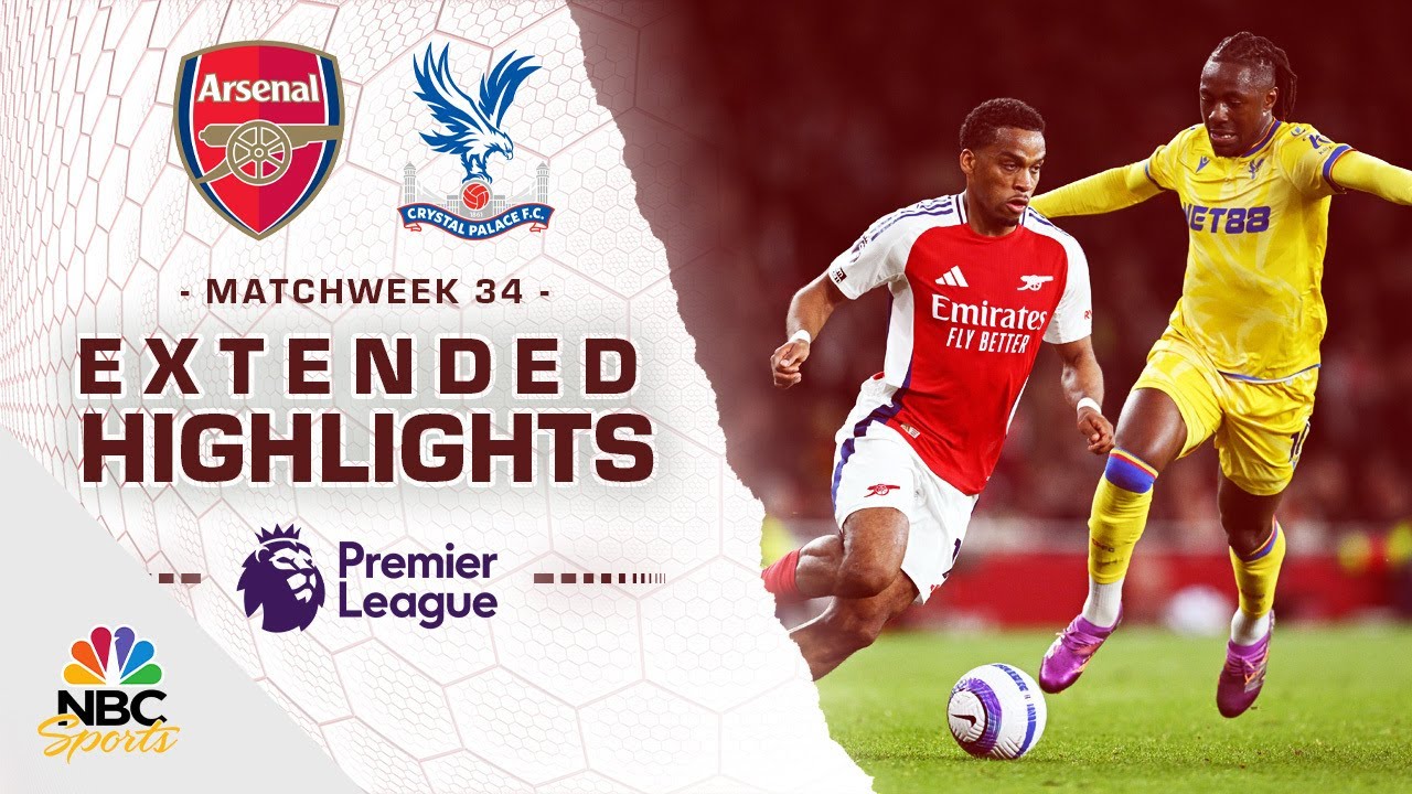 Arsenal v. Crystal Palace | PREMIER LEAGUE HIGHLIGHTS | 4/23/2025 | NBC Sports