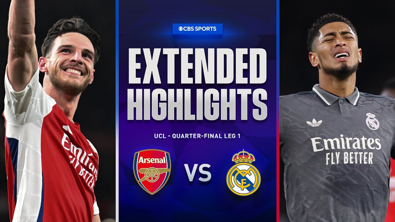 Arsenal vs. Real Madrid: Extended Highlights | UCL Quarter-final Leg 1 | CBS Sports Golazo