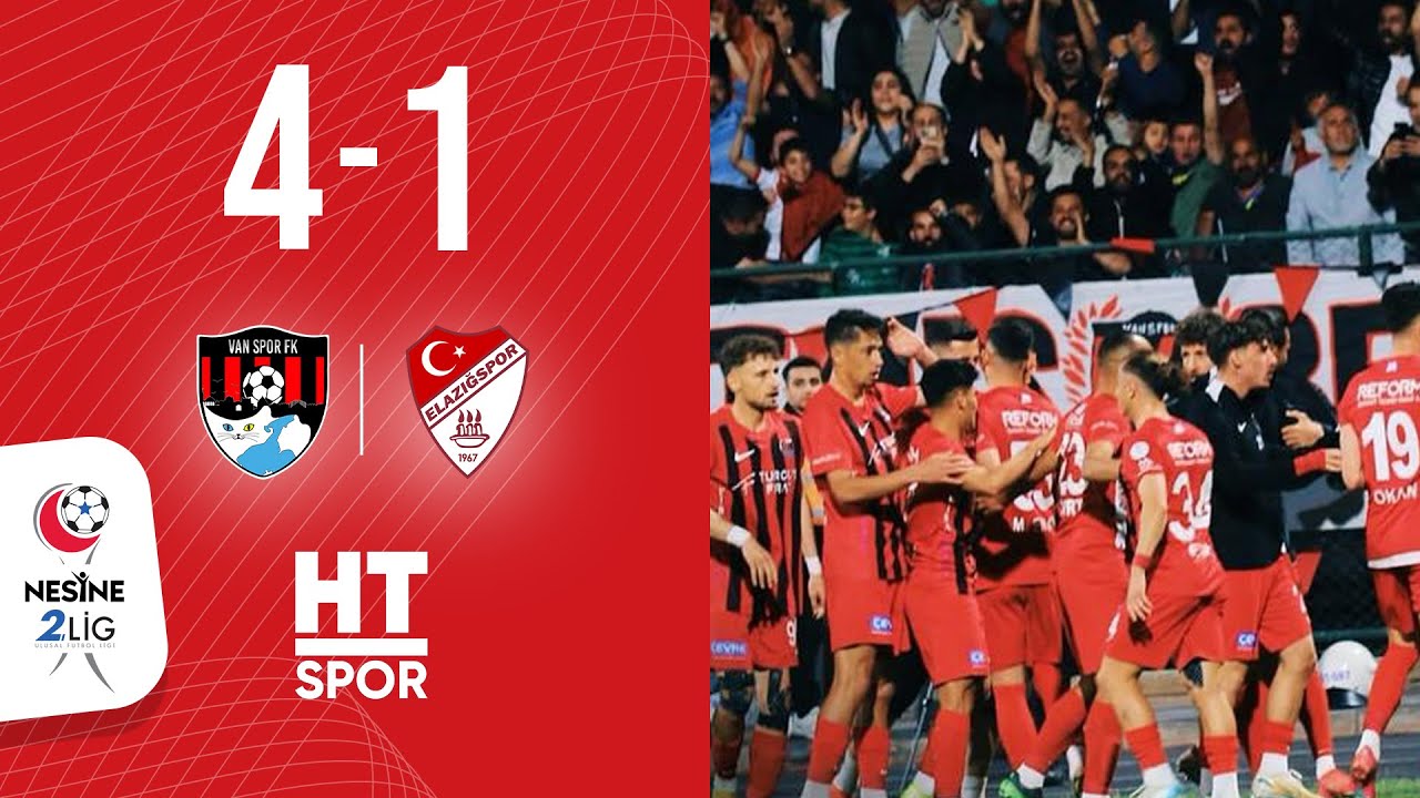 Artı Değer Van Spor FK 4 - 1 Çimentaş Elazığspor (Play-Off 3. Tur)