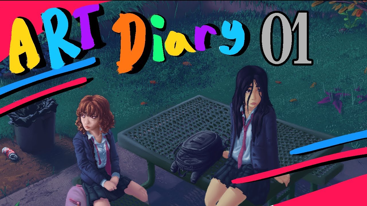Art Diary 01: Park Scene Panic