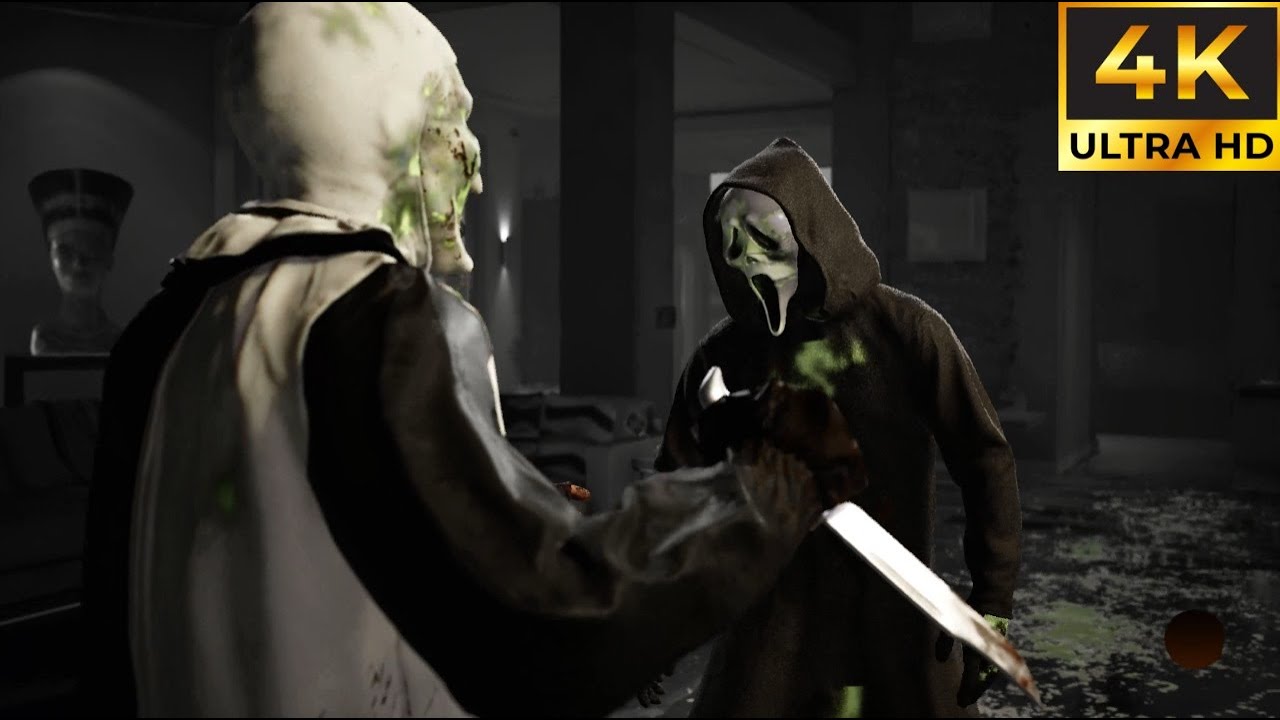 Art the Clown (Terrifier) vs Ghostface - Mortal Kombat 1 (4K)
