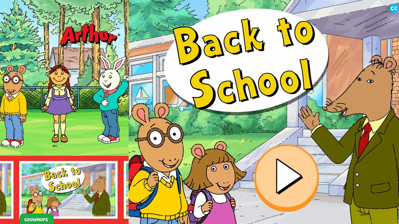 Arthur BACK TO SCHOOL PBS Kids Games