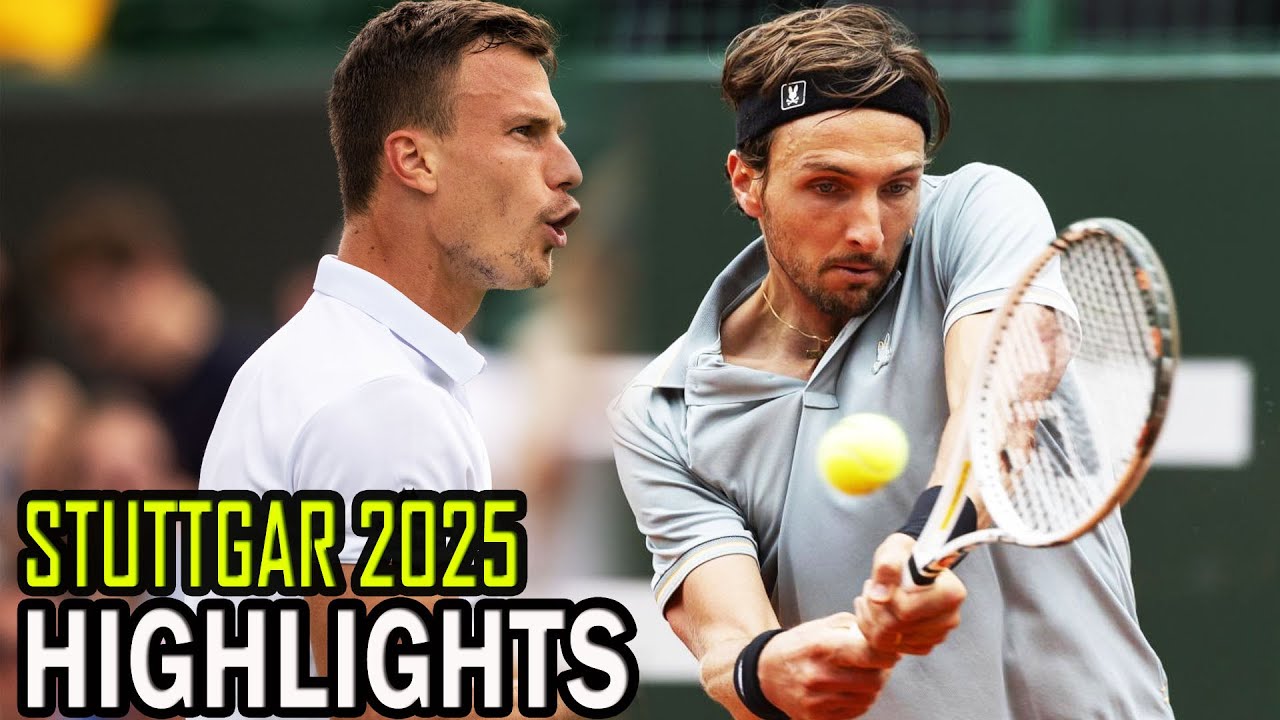 Arthur Rinderknech vs Marton Fucsovics R2 Highlights | Stuttgart 2025