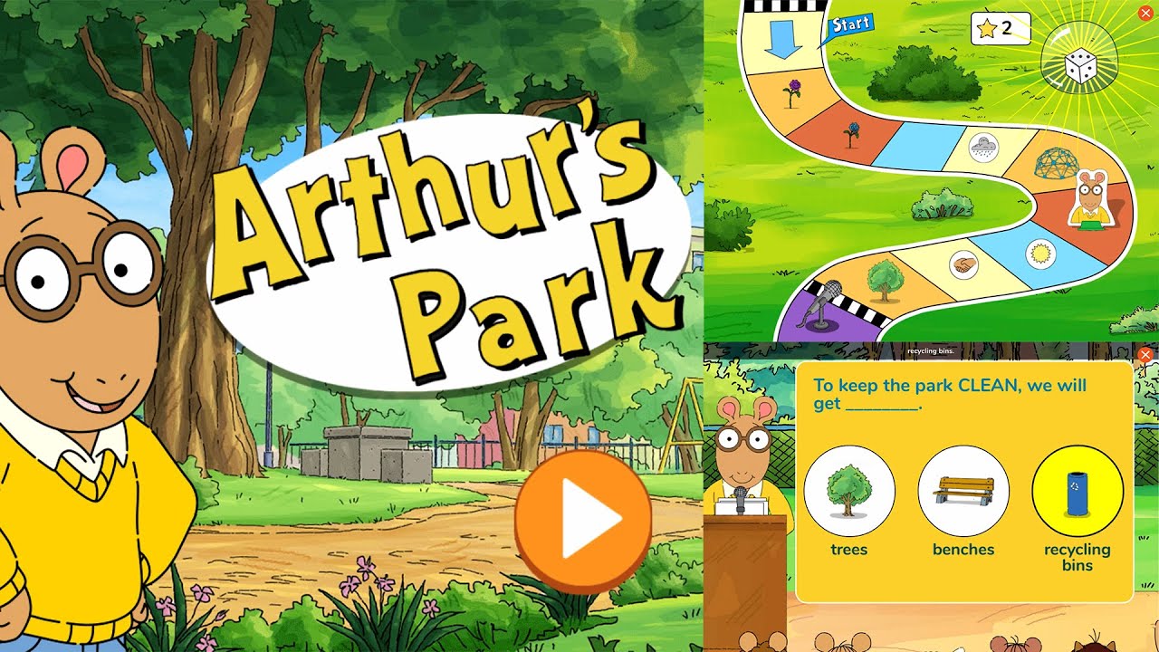 Arthur's Park [ARTHUR Games] iOS Android Gameplay PBS Kids