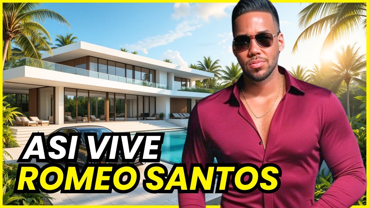 Así es la LUJOSA vida de ROMEO SANTOS en 2025 | Mansiones, Autos y su Fortuna.