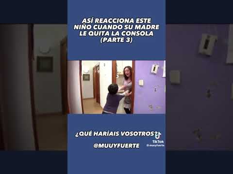 Así reacciona este niño cuando su madre le quita la consola Parte 3