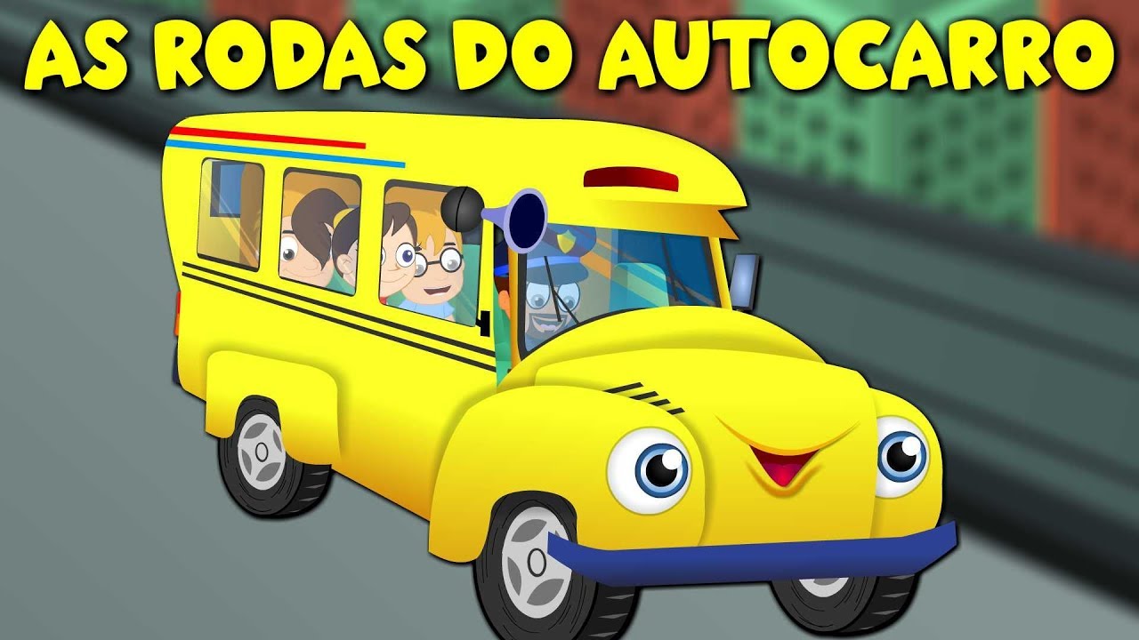 As rodas do autocarro - Musicas infantis - Wheels on the bus in Portuguese (Portugal)