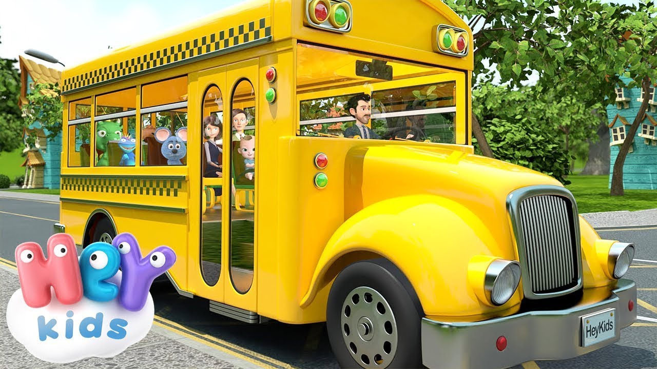As Rodas do Ônibus Gira Gira 🚌 Desenho Infantil | HeyKids - Música Infantil