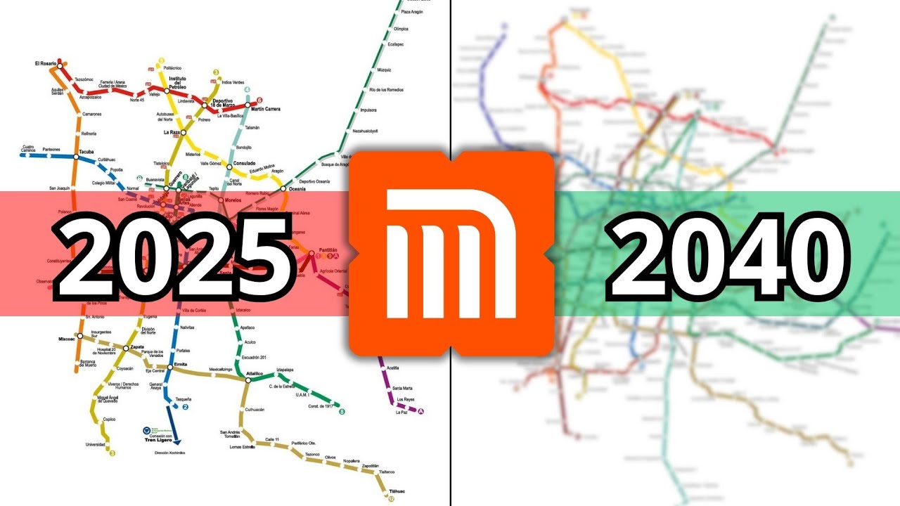 ASÍ SERÁ el METRO de la CDMX en 2040