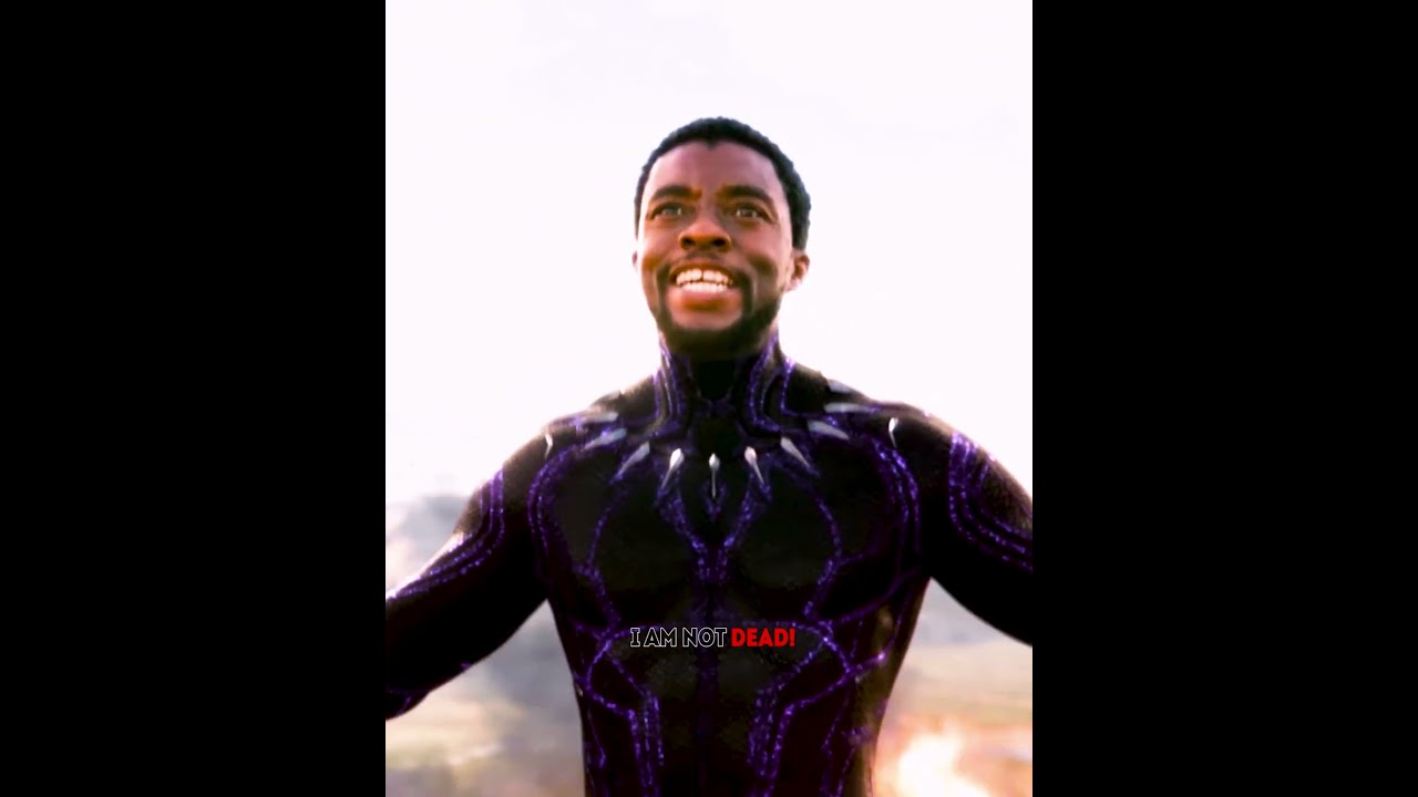 As you can see i am not dead! BLACK PANTHER EDIT.