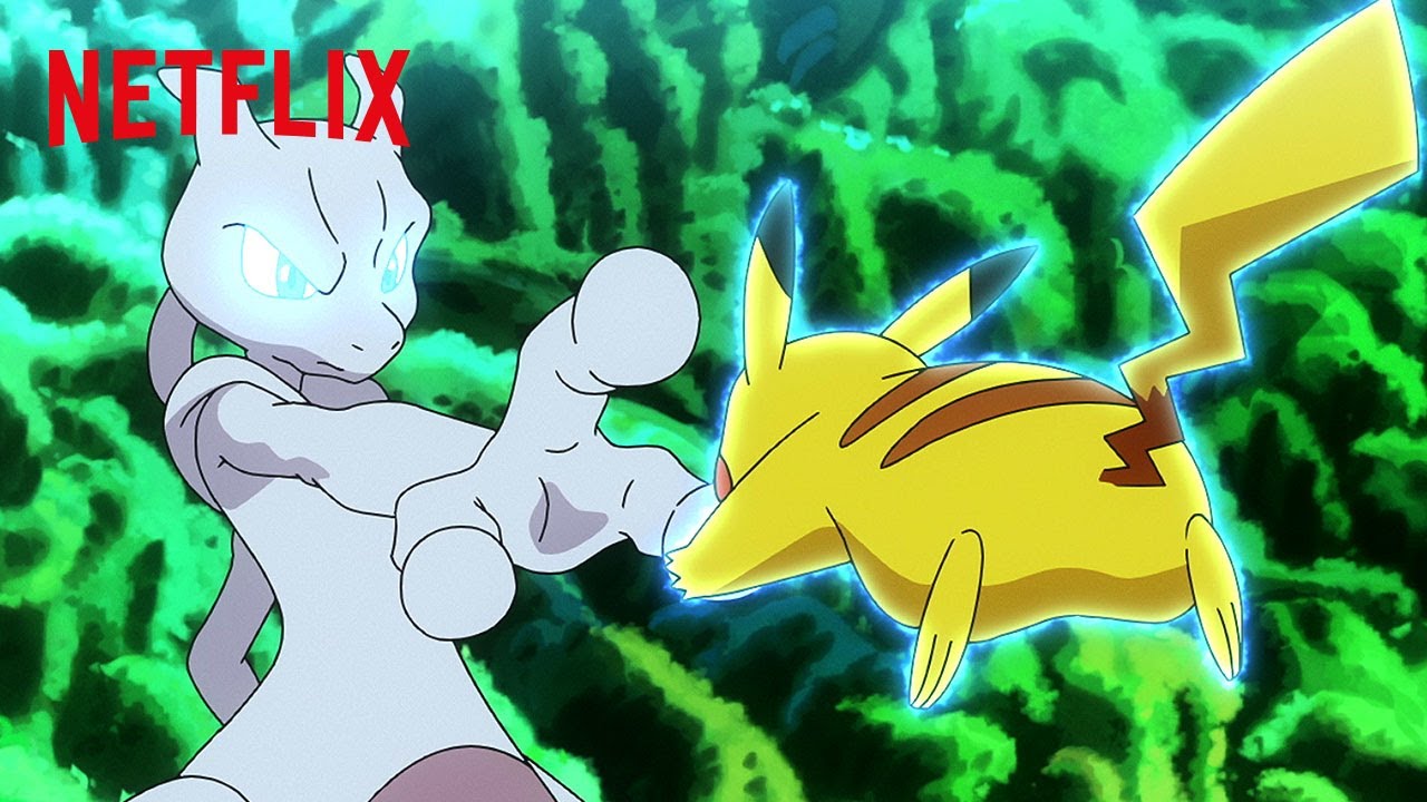 Ash & Goh Battle Mewtwo | Pokémon Journeys: The Series | Netflix Family