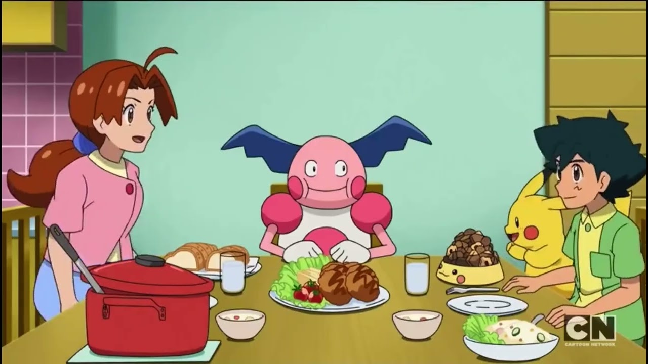 ash feeding pikachu brock pokemon food (u///u) pokemon aim to be a masters EnglishDub 🥹🌸🫶🏻💕