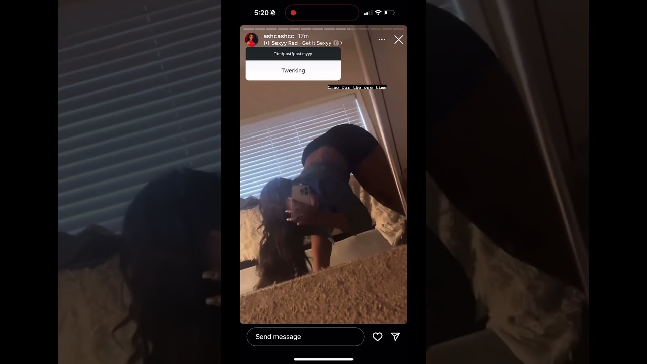 Ashcashcc twerk video