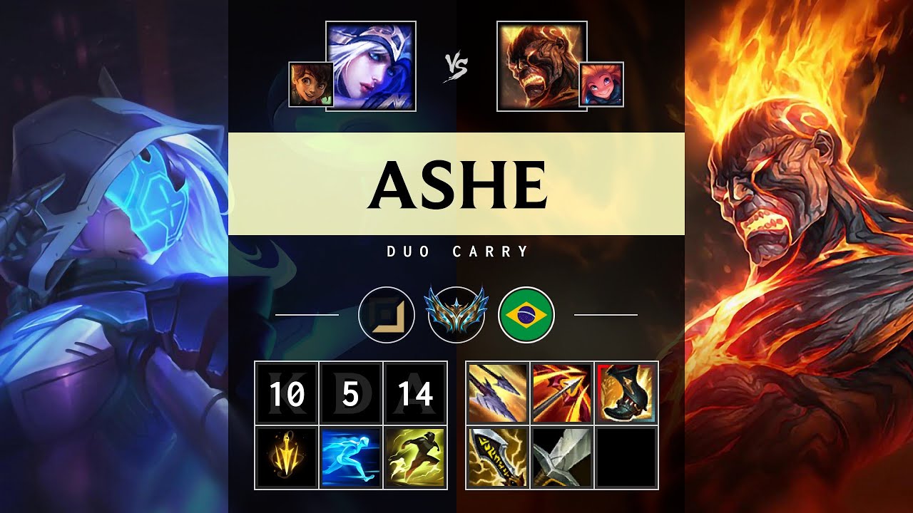 Ashe ADC vs Brand - BR Challenger Patch 25.12