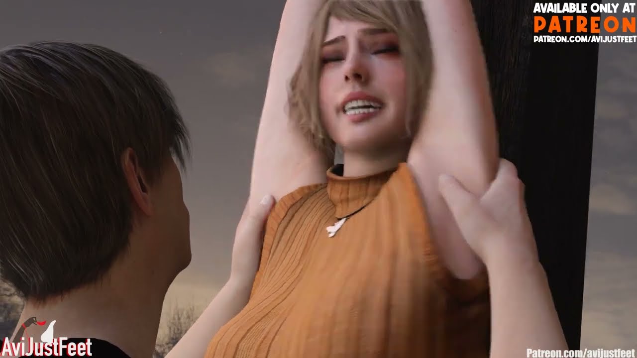 Ashley Feet Tickle Resident Evil 4 Remake Tickling part 3