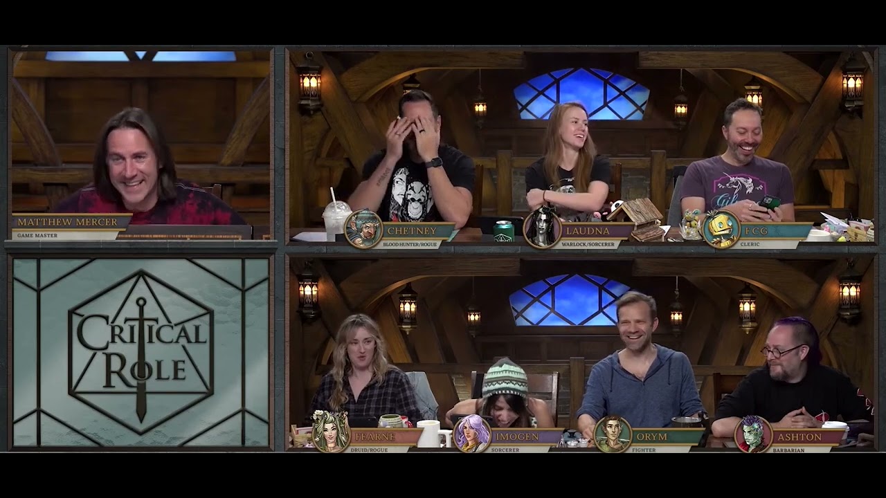 Ashley’s mouth fart. Critical Role C3 EP40
