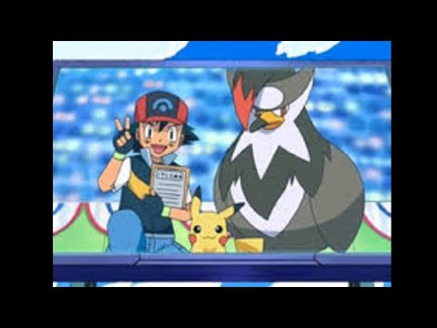 Ash's Staravia Evolves into Staraptor