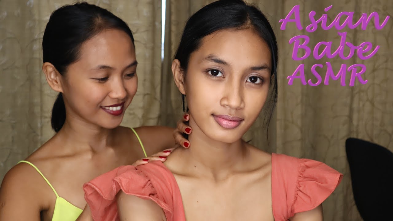 Asian Babe ASMR | DELICATE FACE  Tickle MASSAGE with Jeanne!😊