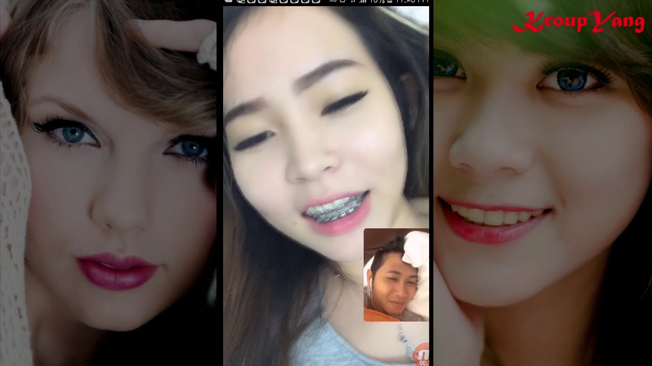 Asian cute couple chatting on bigo live#5