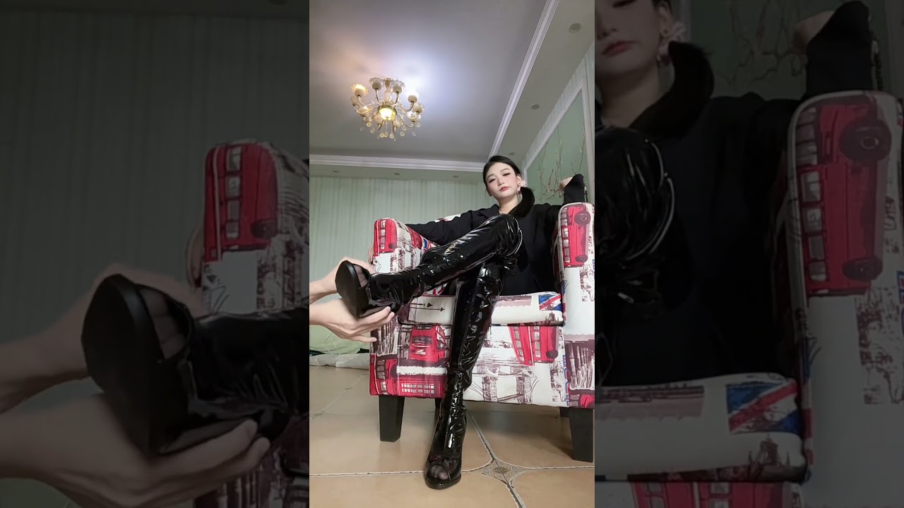 Asian high boots - Fashion leather boots #fashion #trends #leather #highboots