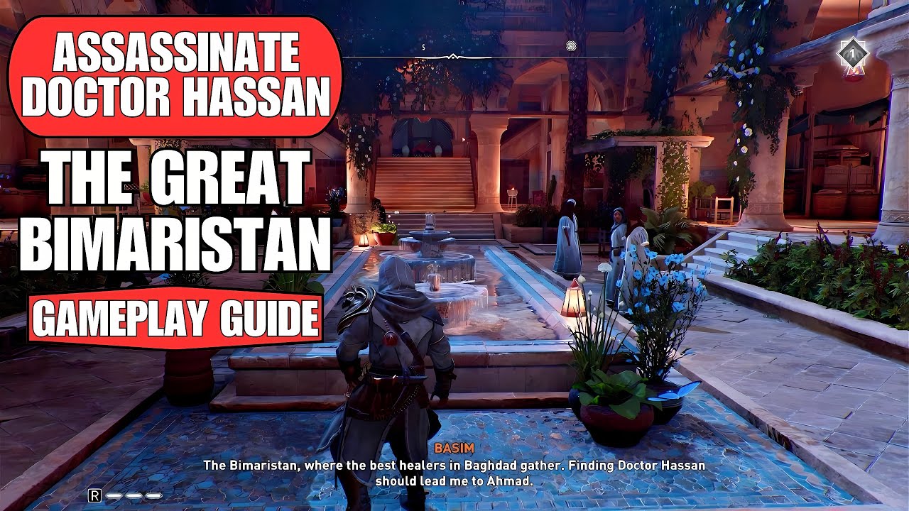 Ask Doctor Hassan About Ahmad in Bimaristan - Assassin's Creed Mirage