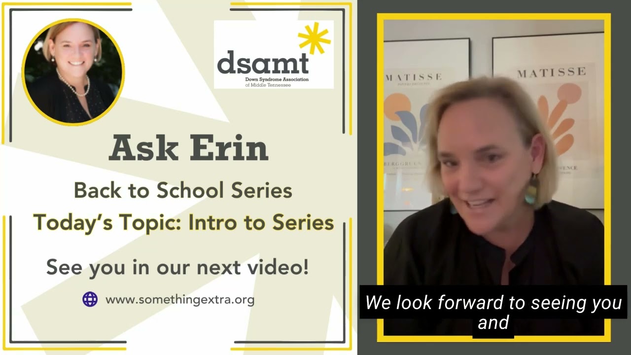 Ask Erin Back to School  Series Intro