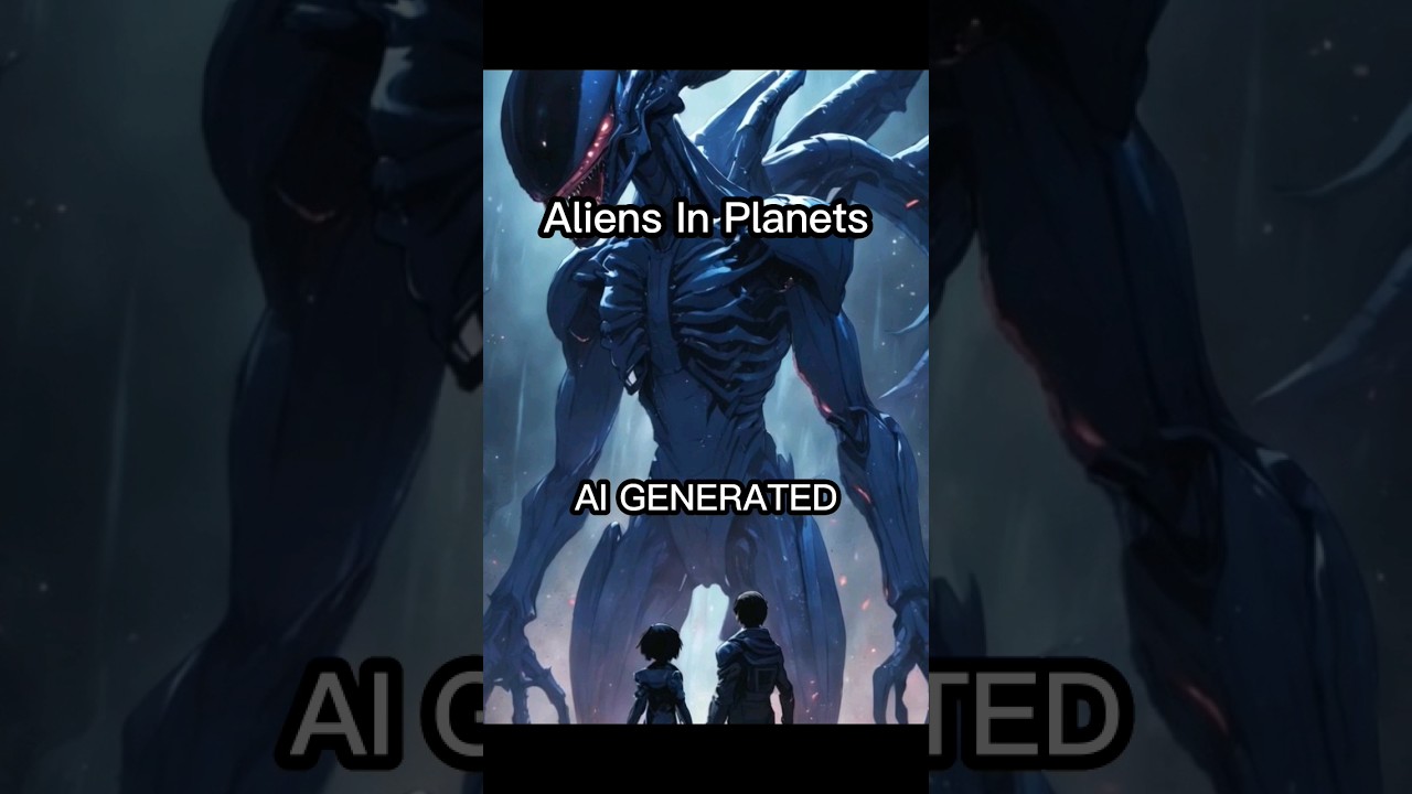 Asking Ai to Draw An Alien For each Planet🔥👽