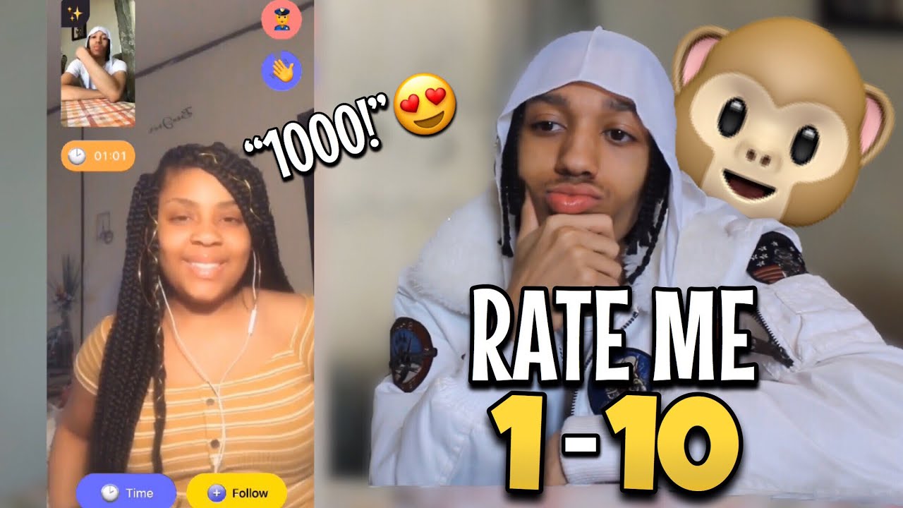 ASKING RANDOM GIRLS TO RATE ME 1-10 ON MONKEY APP 🐵❤️