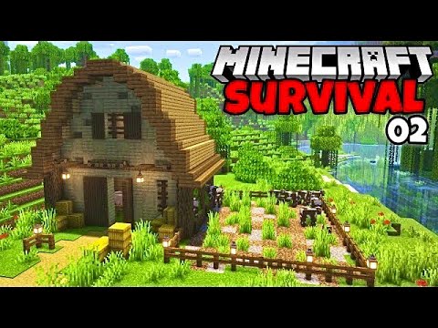 Asla Dolmayan EN KOLAY Ahır Yapımı!!😱 | Minecraft 1.20 Survival #2