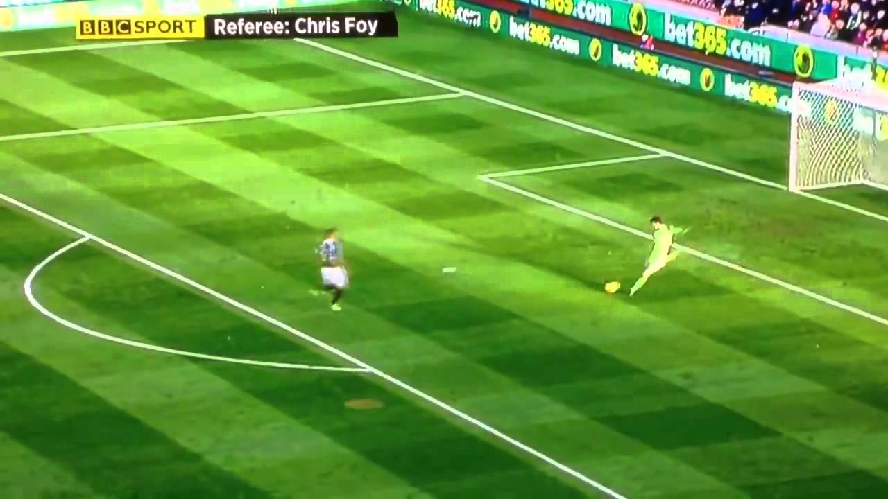 Asmir Begovic goal vs Southampton 2 11 13