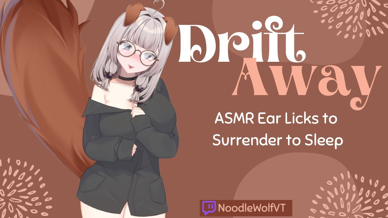 [ASMR] -  Drift Away: ASMR Ear Licks to Surrender to Sleep [Mouth Sounds]