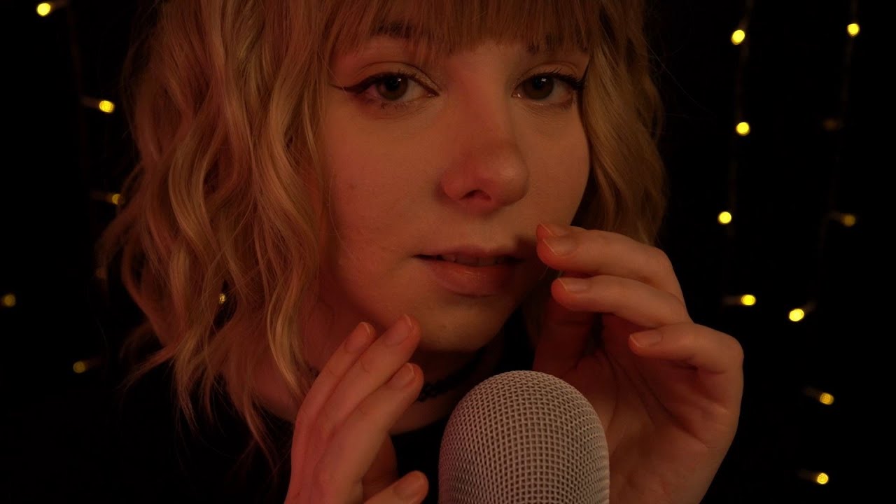ASMR | extra clicky, close up, breathy & cupped Whispering you to Sleep - blue yeti, rain, ramble
