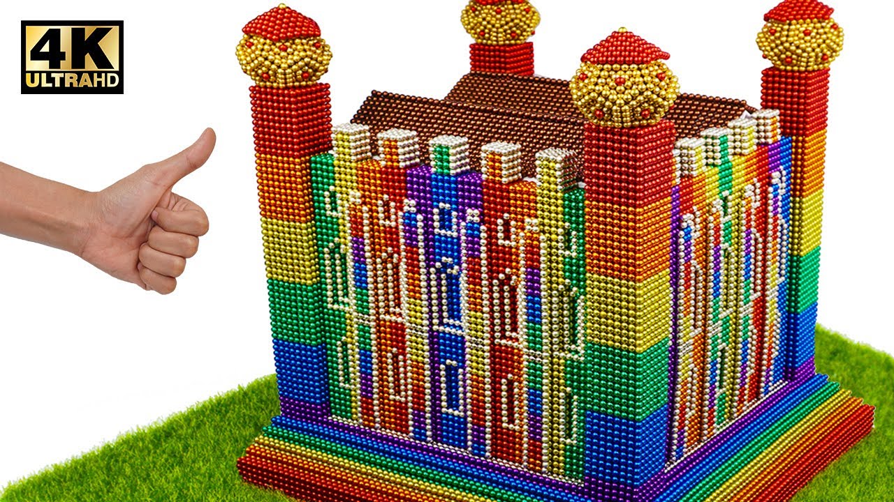 Asmr - How To Build Tower Of London From Magnetic Balls (Satisfying) | Magnet World Series
