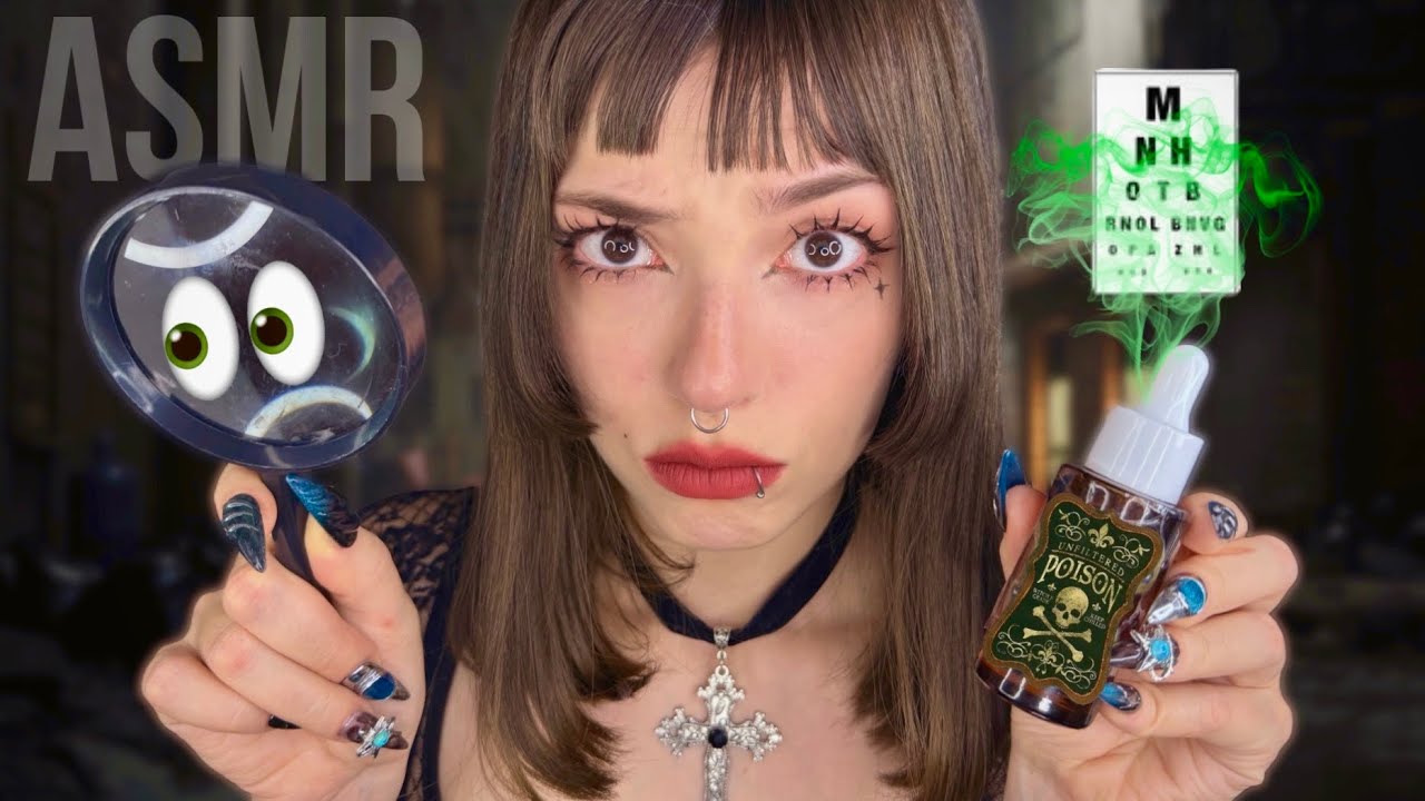 ASMR | MÉDICA DUVIDOSA EXAMINA SEUS OLHOS 🤨